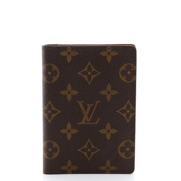 Louis Vuitton Passport Cover Monogram Canvas