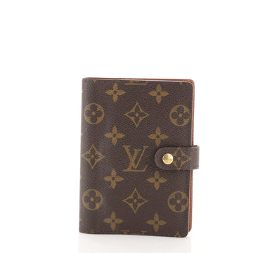 Louis Vuitton Ring Agenda Cover Monogram Canvas PM