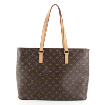 Louis Vuitton Luco Handbag Monogram Canvas