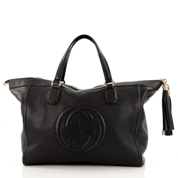 Gucci Soho Zip Tote Leather Large