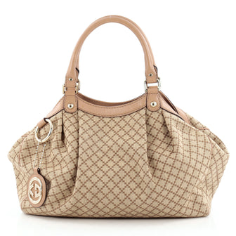 Gucci Sukey Tote Diamante Canvas Medium