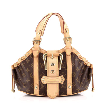 Louis Vuitton Theda Handbag Monogram Canvas GM