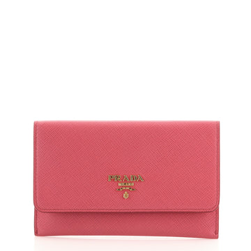 Prada Continental Wallet Saffiano Leather Long