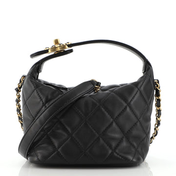 Chanel Perfect Meeting Hobo Quilted Lambskin Small