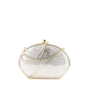 Judith Leiber Dome Clutch Crystal Small