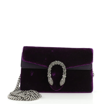 Gucci Dionysus Bag Velvet Super Mini