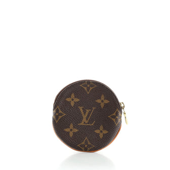 Louis Vuitton Round Coin Purse Monogram Canvas