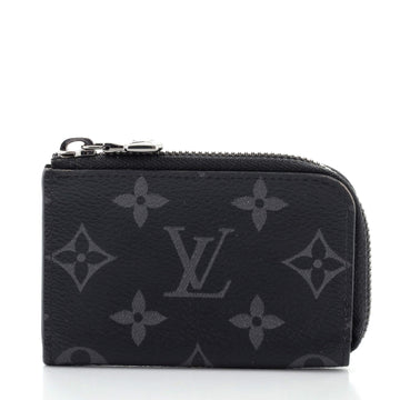 Louis Vuitton Car Key Case Monogram Eclipse Canvas
