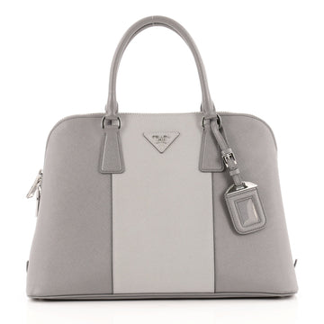 Prada Bicolor Promenade Handbag Saffiano Leather Medium
