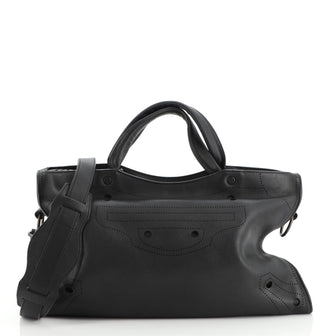 Balenciaga Blackout City Bag Leather Medium