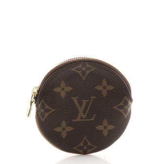Louis Vuitton Round Coin Purse Monogram Canvas
