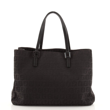 Fendi Vintage Shopping Tote Zucchino Canvas Small