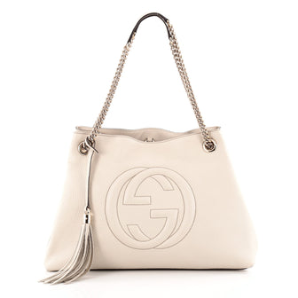 Gucci Soho Shoulder Bag Chain Strap Leather Medium