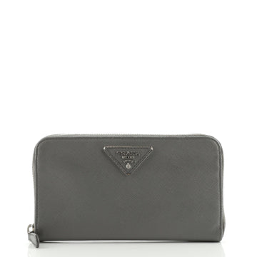 Prada Zip Around Wallet Saffiano Leather Long