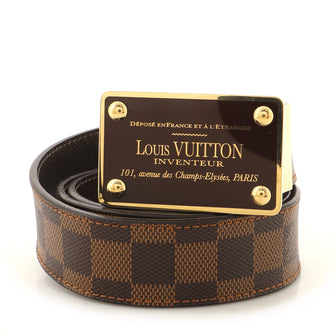 Louis Vuitton Inventeur Belt Damier Medium