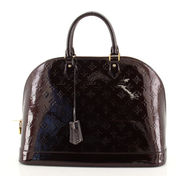 Louis Vuitton Alma Handbag Monogram Vernis GM