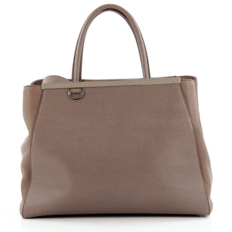 Fendi 2Jours Handbag Leather Medium