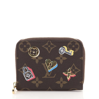 Louis Vuitton Limited Edition Love Lock Zippy Coin Wallet