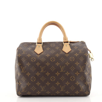 Louis Vuitton Speedy Handbag Monogram Canvas 30