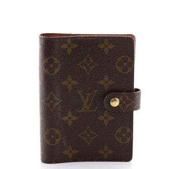 Louis Vuitton Ring Agenda Cover Monogram Canvas PM