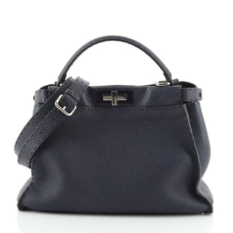 Fendi Selleria Peekaboo Bag Soft Leather Regular