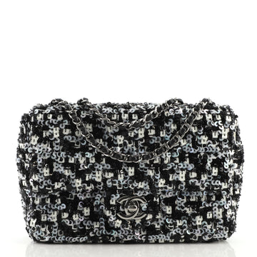 Chanel CC Chain Flap Bag Multicolor Sequins Mini