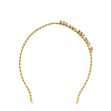 Louis Vuitton Sweet Monogram Headband Metal with Resin