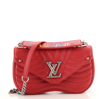 Louis Vuitton New Wave Chain Bag Quilted Leather MM