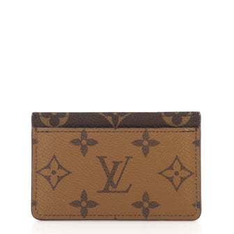 Louis Vuitton Card Holder Reverse Monogram Canvas