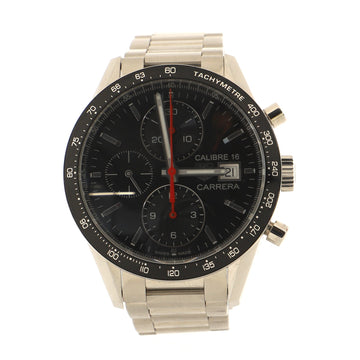 Tag Heuer Carrera Calibre 16 Chronograph Automatic Watch Stainless Steel 41