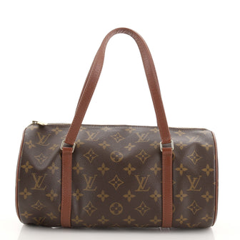 Louis Vuitton Papillon Handbag Monogram Canvas 30