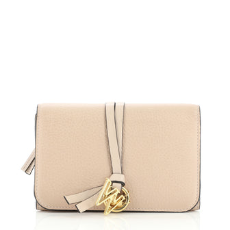 Chloe Alphabet Wallet Leather Compact