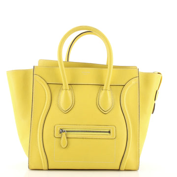 Celine Luggage Bag Grainy Leather Mini