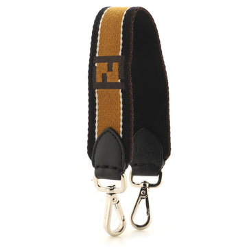 Fendi FF Logo Mini Strap You Short Shoulder Strap Canvas