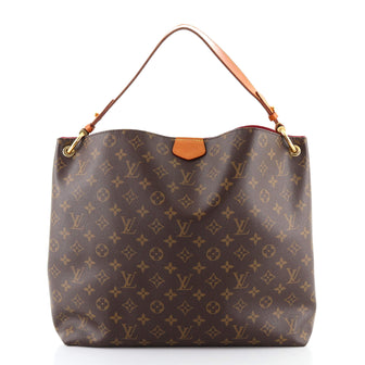 Louis Vuitton Graceful Handbag Monogram Canvas MM
