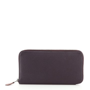 Hermes Azap Zip Around Wallet Silk'in Epsom Long