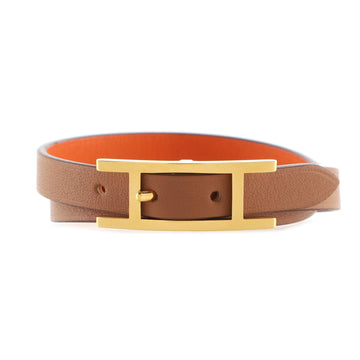 Hermes Behapi Double Tour Bracelet Leather