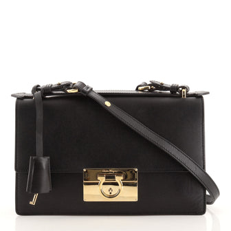 Salvatore Ferragamo Aileen Shoulder Bag Leather Medium