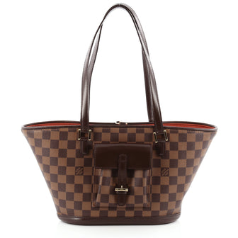 Louis Vuitton Manosque Handbag Damier PM
