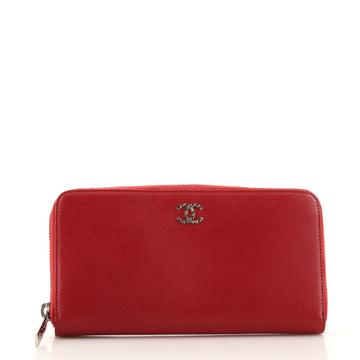 Chanel Brilliant Zip Around Wallet Caviar Long