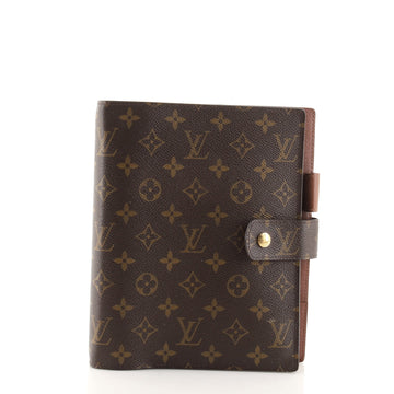 Louis Vuitton Ring Agenda Cover Monogram Canvas GM