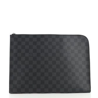 Louis Vuitton Zip Around Pochette Jour Damier Graphite GM