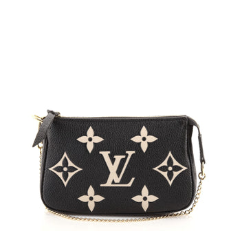 Louis Vuitton Pochette Accessoires Bicolor Monogram Empreinte Giant Mini