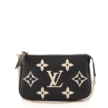 Louis Vuitton Pochette Accessoires Bicolor Monogram Empreinte Giant Mini