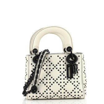 Christian Dior Ultra Matte Lady Dior Bag Cannage Studded Lambskin Mini