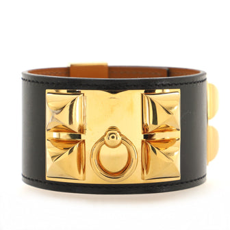 Hermes Collier de Chien Bracelet Leather