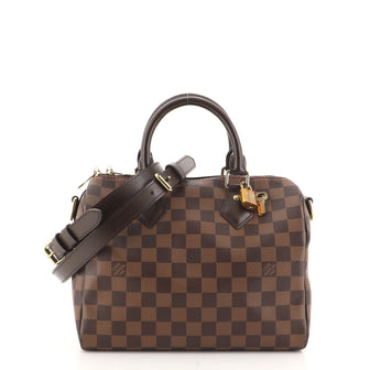 Louis Vuitton Speedy Bandouliere Bag Damier 25