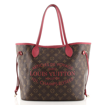 Louis Vuitton Neverfull Tote Limited Edition Ikat Monogram Canvas MM