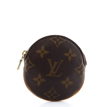 Louis Vuitton Round Coin Purse Monogram Canvas