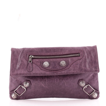 Balenciaga Envelope Clutch Giant Studs Leather